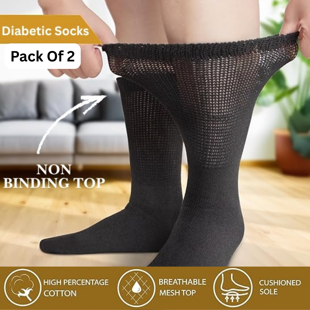 Doctor-Approved Premium Diabetic Socks (Pack of 1-2-3)